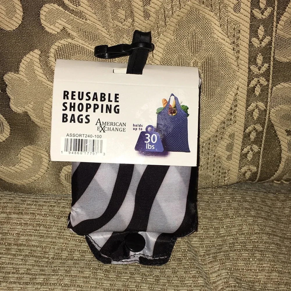 🦓 NWT American Exchange Reusable Shopping Bag